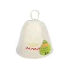 Шапка для бани, "Царица", "Банные штучки" из войлока (БАННЫЕ ШТУЧКИ)
