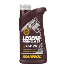 Масло моторное MANNOL 7921 Legend Formula C5 SAE 0W-20 API SP (RC) ESTER желтое 1 л. арт. 57031