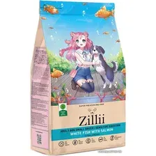 Сухой корм для собак Zillii Small Breed Sensitive Digestion белая рыба с лососем 2 кг