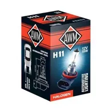Лампа галогенная AWM H11 12V 55W PGJ19-2 AWM 410300013