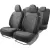 Автомобильные чехлы Autoprofi Linen, LIN-1505 BK/D.GY