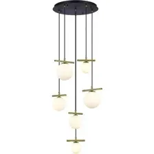 Люстра ILamp Golden 2134-6D BR+MBK
