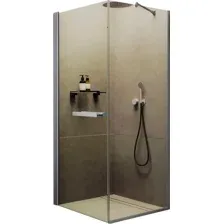 Душевой уголок MaybahGlass MGY-1345-5 (бесцветное стекло/хром матовый)