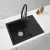 Кухонная мойка ZorG Rock 65 Premium black metallic