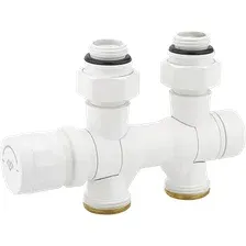 Клапан термостатический Varmega 1/2х3/4EK / VMDV25-100415 (белый)