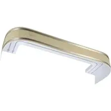 Карниз для штор Legrand Лайн 3.6м с поворотами 2-х рядный 58066437 (айвори)