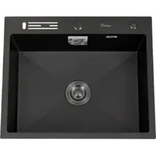 Кухонная мойка Diadonna DS5060BL (с сифоном)