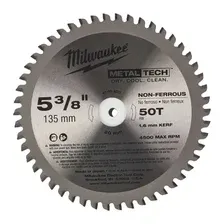 Пильный диск по металлу 135х20 Z50 48404075 MILWAUKEE