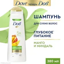 Шампунь для волос Dove Глубокое питание и восстановление с манго (380мл)