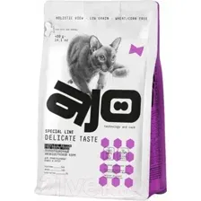 Сухой корм для кошек AJO Delicate Taste Для привередливых кошек и котят (400г)