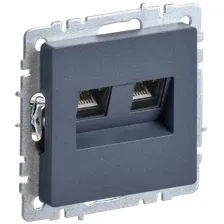 Розетка компьютерная IEK Brite BR-K20-2-K35