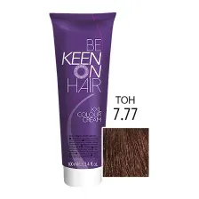 Крем-краска для волос Keen Colour Cream 7.77 (капуччино)