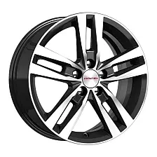 Литой диск K&K Rassvet 16x6.5" 5x114.3мм DIA 67.1мм ET 45мм Алмаз черный