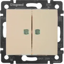 Выключатель Legrand Valena 695630 (слоновая кость)