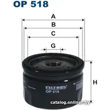 Масляный фильтр Filtron OP 518