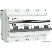 Выключатель автоматический EKF PROxima ВА 47-100 4P 100А (C) 10kA mcb47100-4-100C-pro