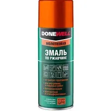 Эмаль Donewell Молотковая по ржавчине (520мл, черная медь)