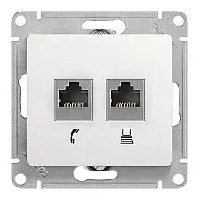 Розетка компьютерная Systeme Electric Glossa GSL000185