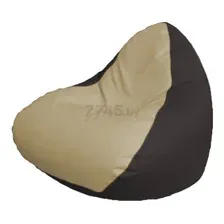 Бескаркасное кресло Flagman Relax P2.3-46 (светло-бежевый/черный)
