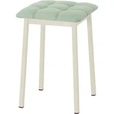 Табурет AMC Comfort 7К3.10 (кожзам, мятный/слоновая кость)