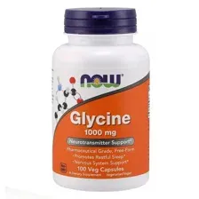 Глицин Now Glycine 1000mg 100 капс