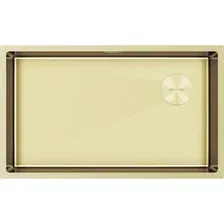 Кухонная мойка Paulmark Next-Skew 74 UNI PM887444-LG (золото/светлое золото)