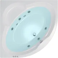 Ванна Triton гидромассажная Троя Экстра 150х150 Релакс Flat 