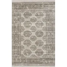 Ковер для жилой комнаты Sintelon Palermo 02EDE 1K 80x150 (бежевый/серый)