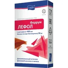 Витаминно-минеральный комплекс Lamyra Лефол Феррум (30таблеток)