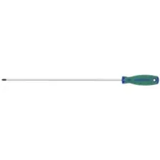 D71P2400 ОТВЕРТКА СТЕРЖНЕВАЯ КРЕСТОВАЯ ANTI-SLIP GRIP, PH2X400 ММ JONNESWAY