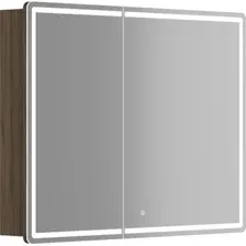 Sancos Шкаф с зеркалом Mirror MI100ECH (с LED подсветкой, дуб чарльстон)