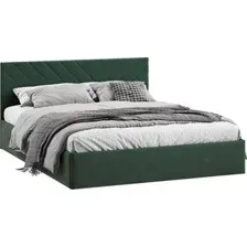 Кровать Трия Кевия Тип 1 с подъемным механизмом 160x200 (велюр Confetti Deep forest)