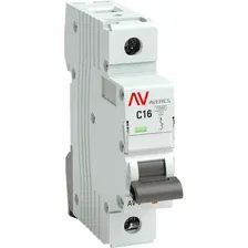 Выключатель автоматический EKF Averes AV-10 1P 16A (C) 10kA mcb10-1-16C-av