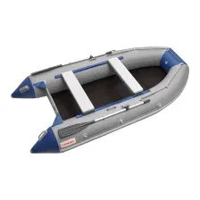 Моторная лодка Roger Boat Hunter 3000 (без киля, серый/синий)