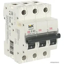 Выключатель автоматический IEK AR-M06N-3-C063