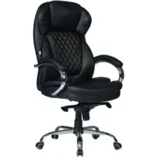 Кресло офисное Kingstyle SHL-19 Velto PU Chrome, черный