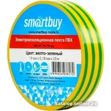 Изолента SmartBuy SBE-IT-19-20-yg 20м (желто-зеленый)