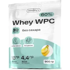 Протеин сывороточный (концентрат) Healthys Whey Wpc (900г, банан)