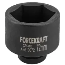 Головка ударная глубокая 1', 72мм (6гр) FK48510072 FORCEKRAFT