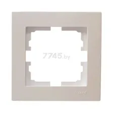 Рамка горизонтальная LEZARD Vesna жемчужно-белый перламутр (742-3000-146)