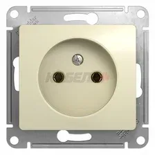 Розетка без заземления механ. GLOSSA беж 16А арт. GSL000241