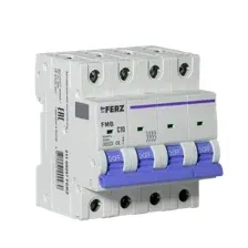 Выключатель автоматический Dr.Ferz FMB-C 6kA 4P 10 C / 21100097FERZ