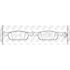Тормозные колодки дисковые передняя ось NIBK PN0773