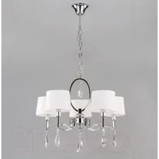 Люстра Евросвет Madera 10093/5 (хром/прозрачный хрусталь)