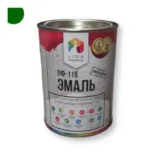 Эмаль Lida ПФ-115 (1кг, зеленый)