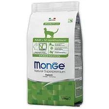 Корм Monge Cat Monoprotein Adult (Кролик) для кошек 1,5 кг