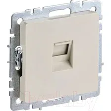 Розетка IEK BR-K10-1-K10 (бежевый)