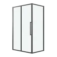 Душевой уголок Grossman Cosmo 130x90x195 120.K33.02.1390.21.00 (черный матовый/стекло прозрачное)