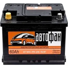 Автомобильный аккумулятор Автофан L (60 А·ч)
