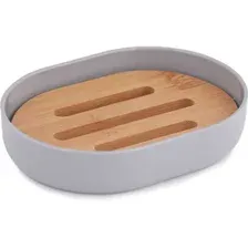 Мыльница Альтернатива Бамбук М8063 (серый)